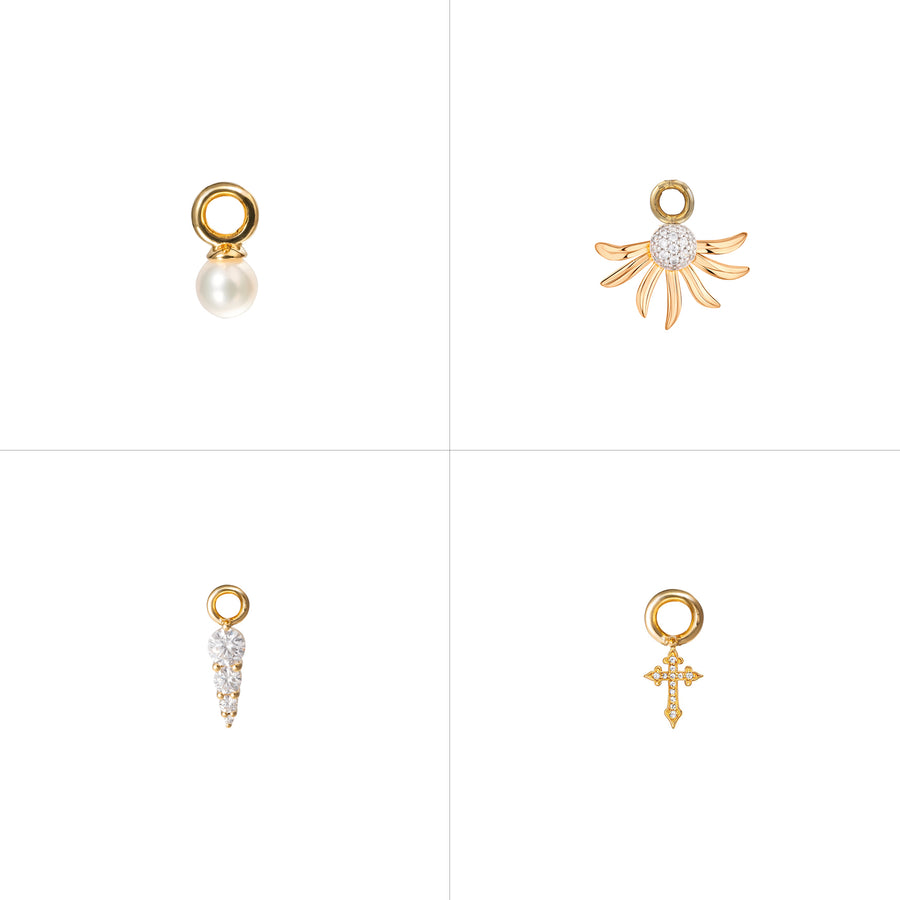 Earring Charm Bundle Golden Morning