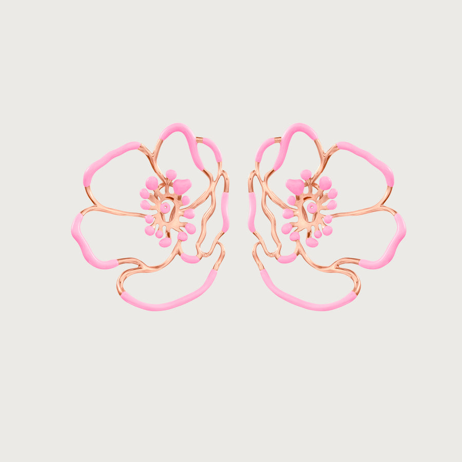 'Femme Fatale' Anemone Earrings Limited Edition