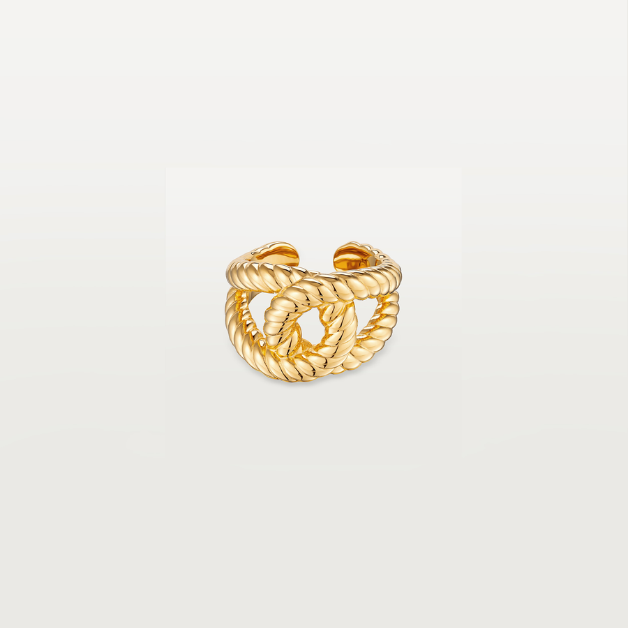 Knot Ring in Yellow Gold 'Knotting Else