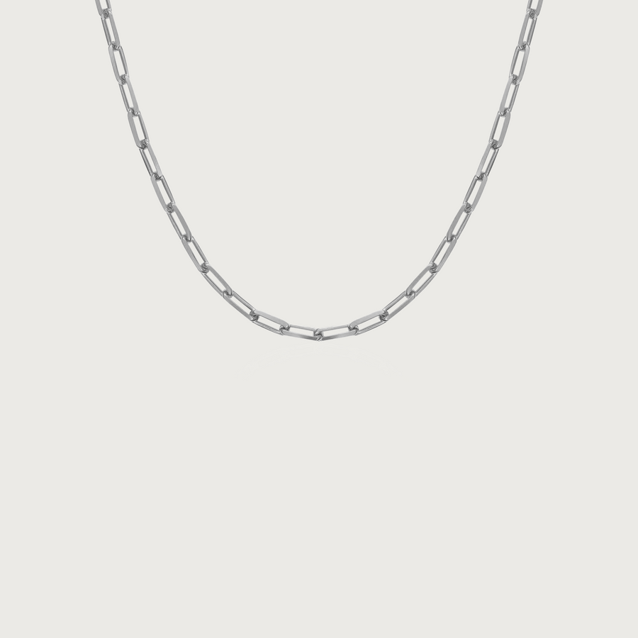 Mega Chain Necklace in Silver