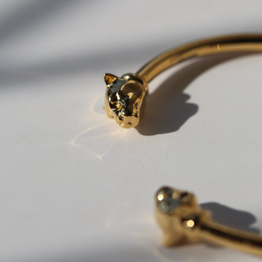 Shop our best-selling Leopard Bangle, as seen on The Sunday Times, Vogue, Bazaar etc. Perfect everday staple, that will last you forever. Designed in London.